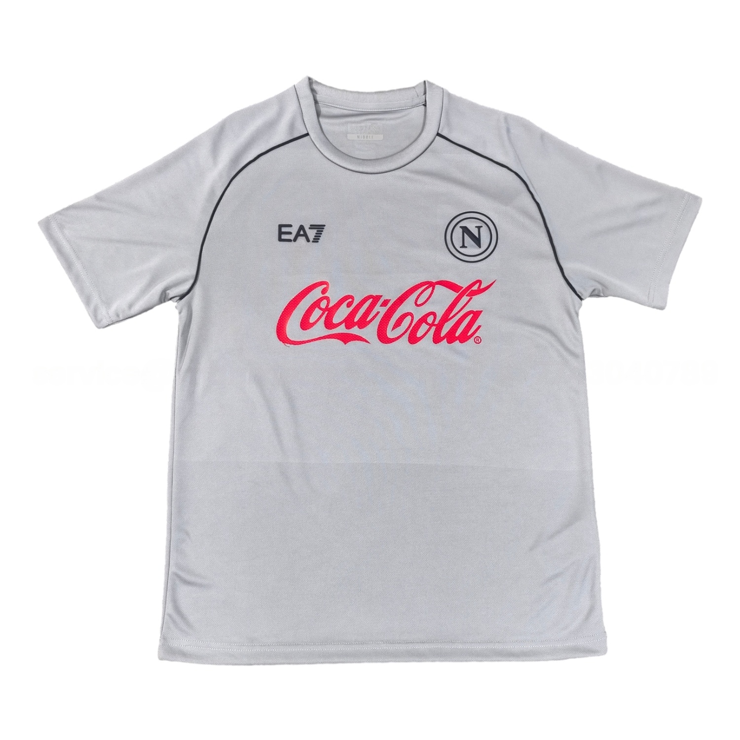 Napoli 24-25 Grey Pre-Match Training Jersey - Fans Version - UnitedFutballJersey