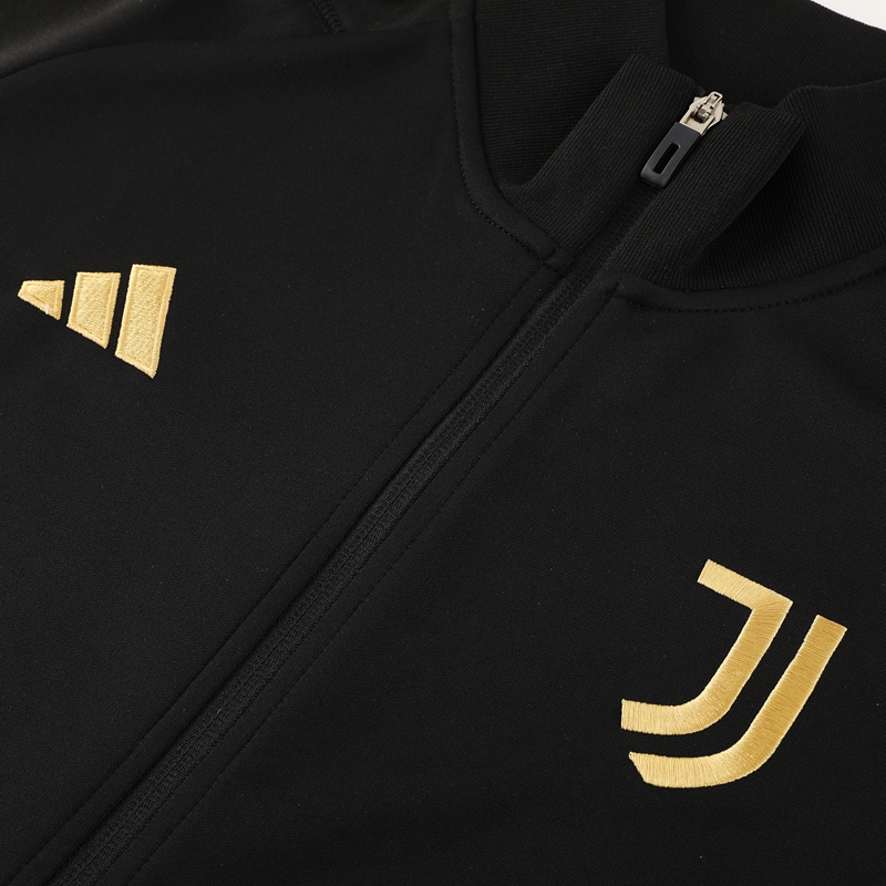 Juventus 23-24 Jacket Training Tracksuit - Black - UnitedFutballJersey