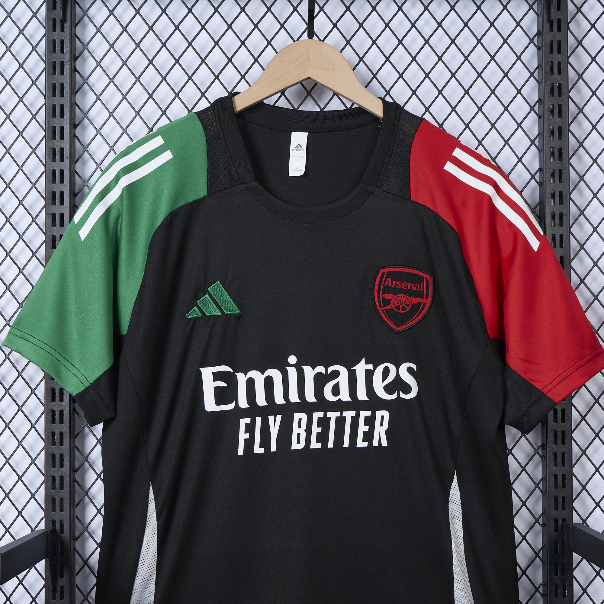 Arsenal 24-25 Black Training Jersey - Fans Version - UnitedFutballJersey