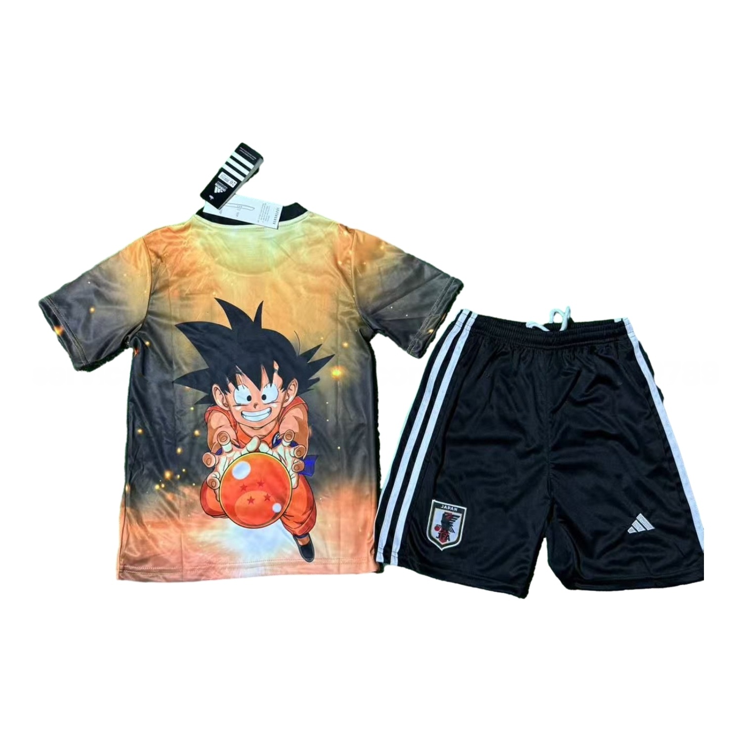 Japan 25-26 Little Goku's Kamehameha Special Kids Kit - UnitedFutballJersey