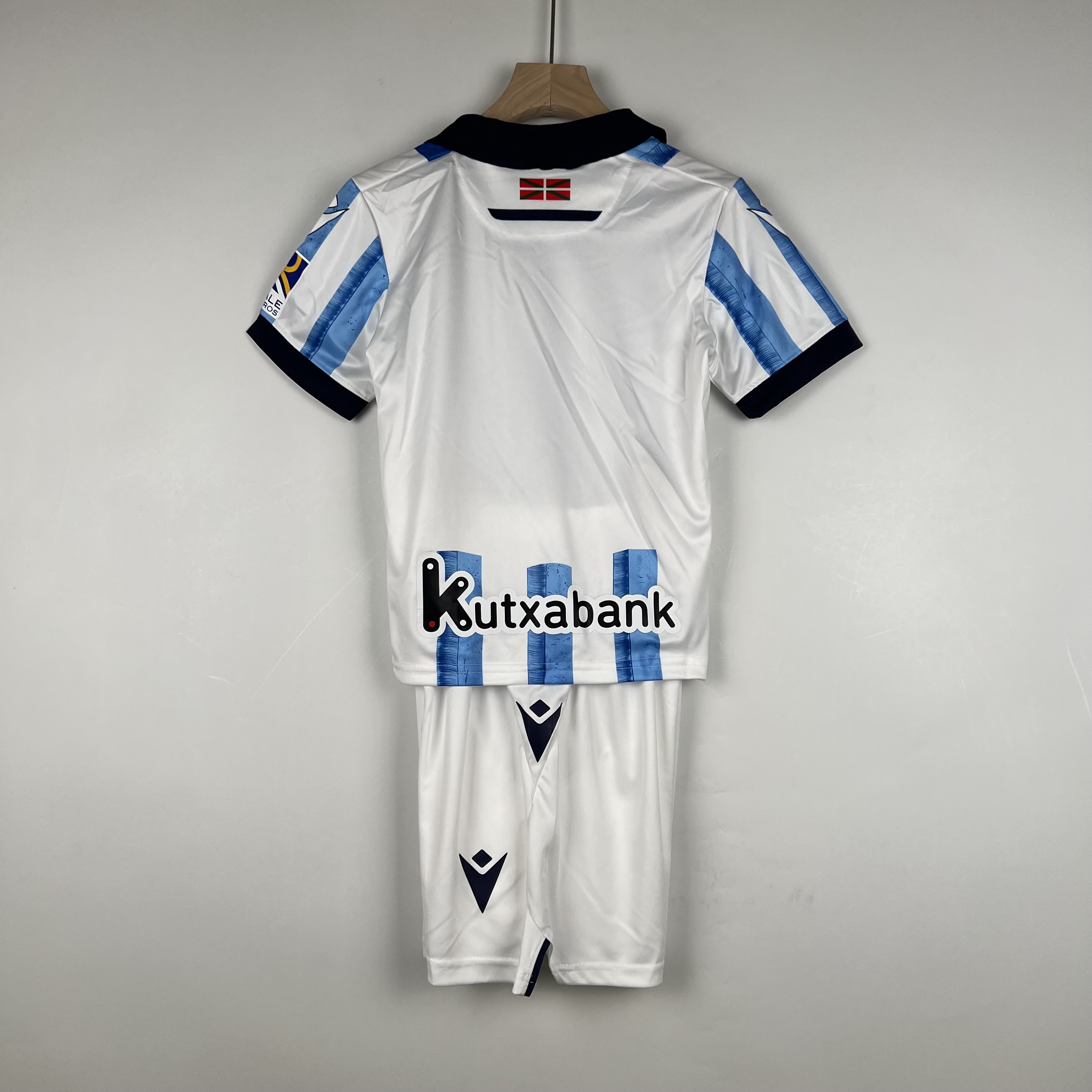 Real Sociedad 23-24 Home Stadium Kids Kit - UnitedFutballJersey