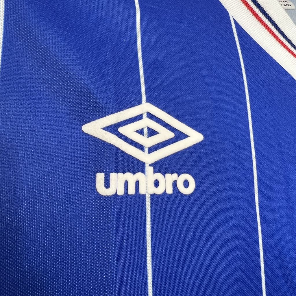Retro Glasgow Rangers 1982-83 Home Stadium Jersey - UnitedFutballJersey
