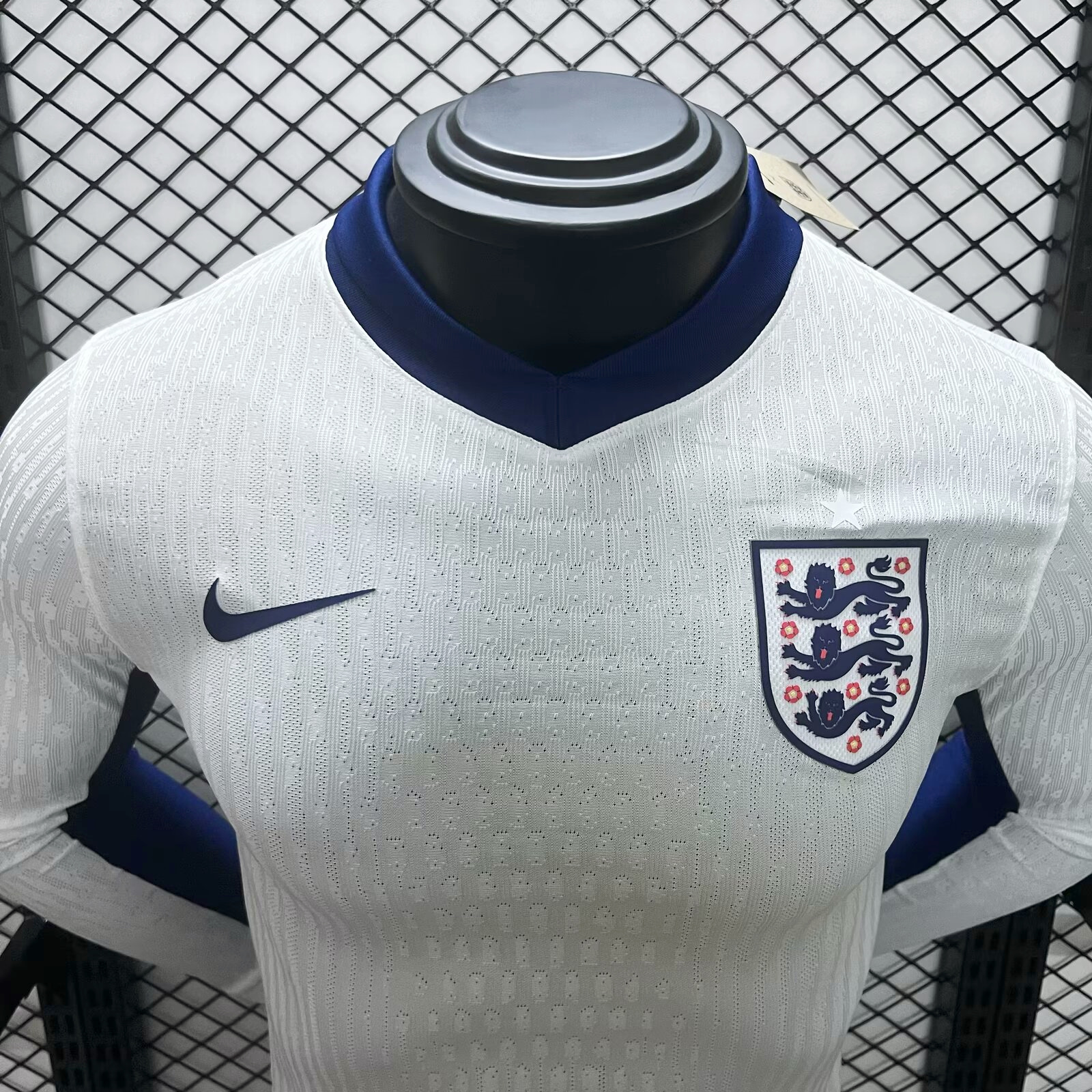 England 2024 Home Stadium Long Sleeve Jersey - Player Version - UnitedFutballJersey