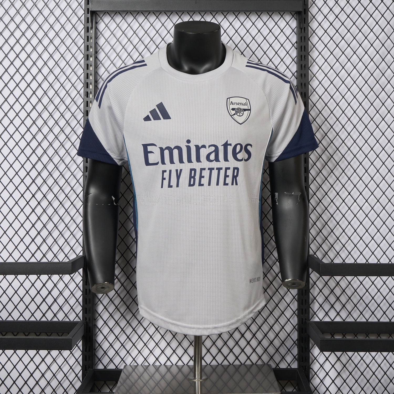 Arsenal 25-26 White Training Jersey - Player Version - UnitedFutballJersey