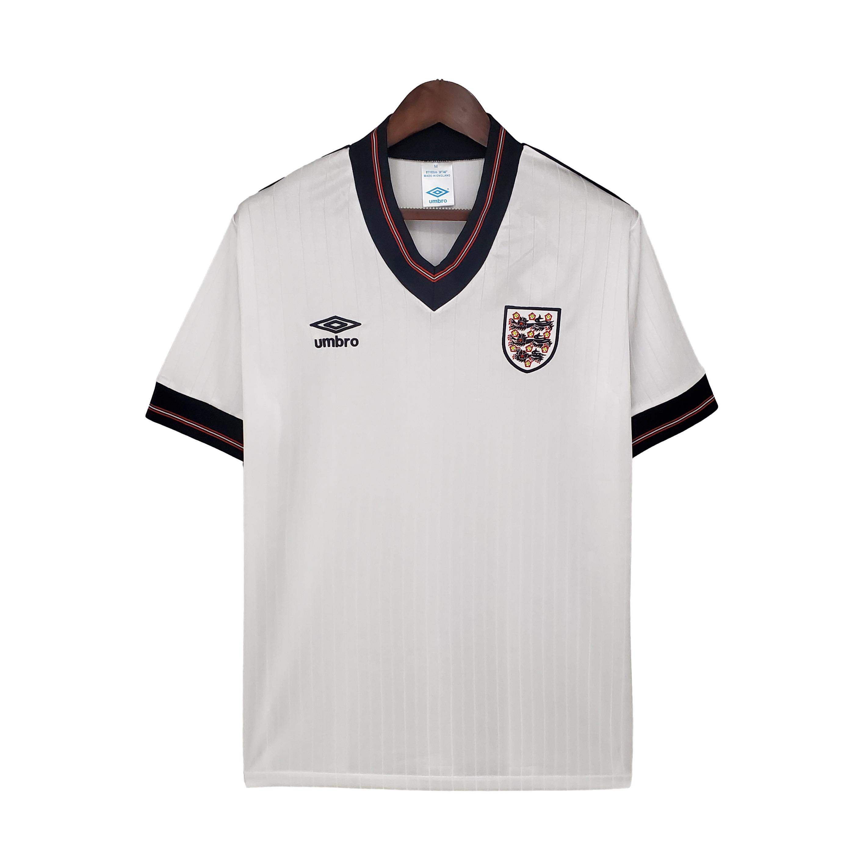Retro England 1984-87 Home Stadium Jersey - UnitedFutballJersey