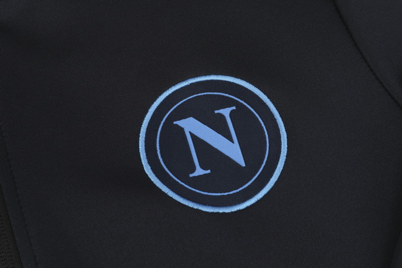 Napoli 23-24 Long Sleeve Training Set - Black - UnitedFutballJersey