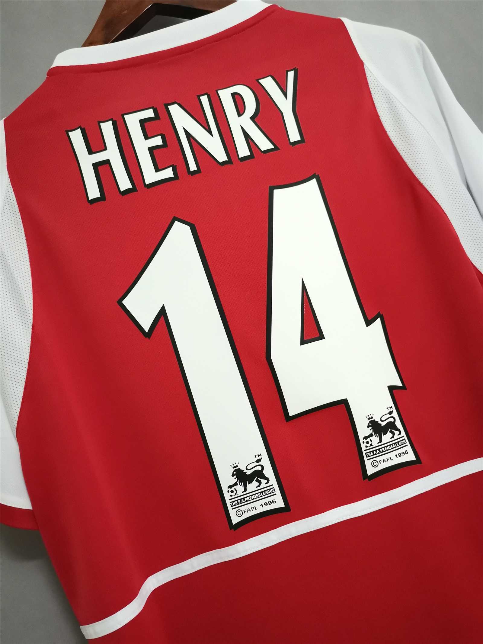 Arsenal Retro 02-04 Home Stadium Jersey - UnitedFutballJersey