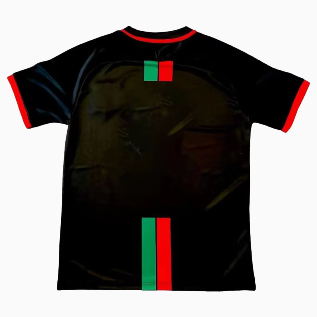FC Palestina 24-25 Black Centre Striped Jersey with Arabic - UnitedFutballJersey