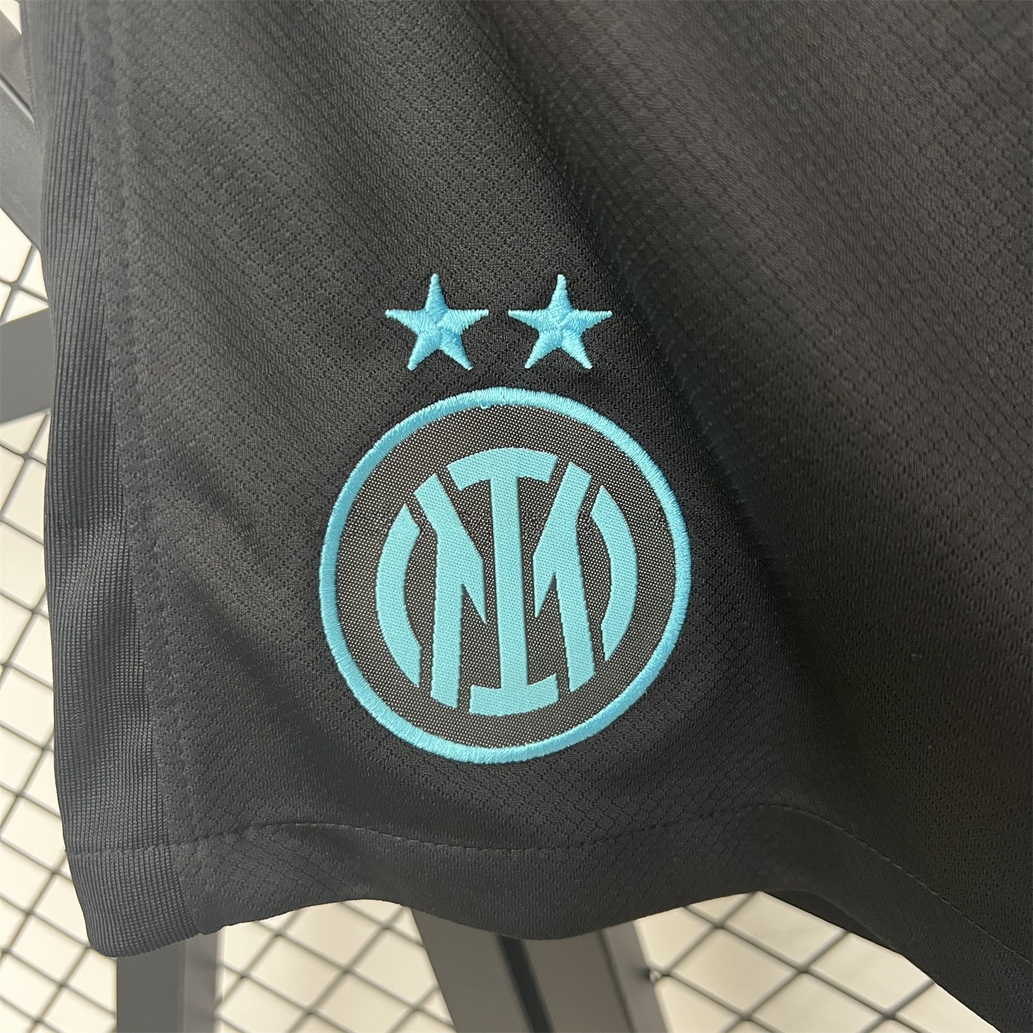 Inter Milan 25-26 Home Black Shorts - Fans Version - UnitedFutballJersey
