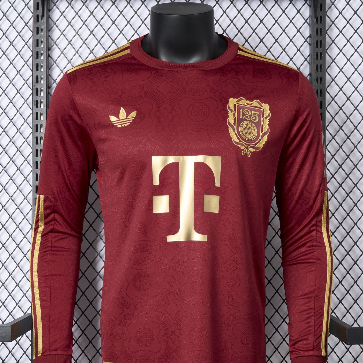Bayern Munich 2025 125th Anniversary Long Sleeves Jersey - Player Version - UnitedFutballJersey
