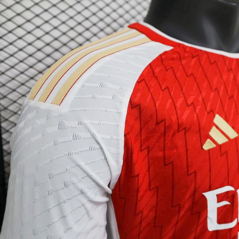 Arsenal 23-24 Home Long Sleeve Jersey - Player Version - UnitedFutballJersey