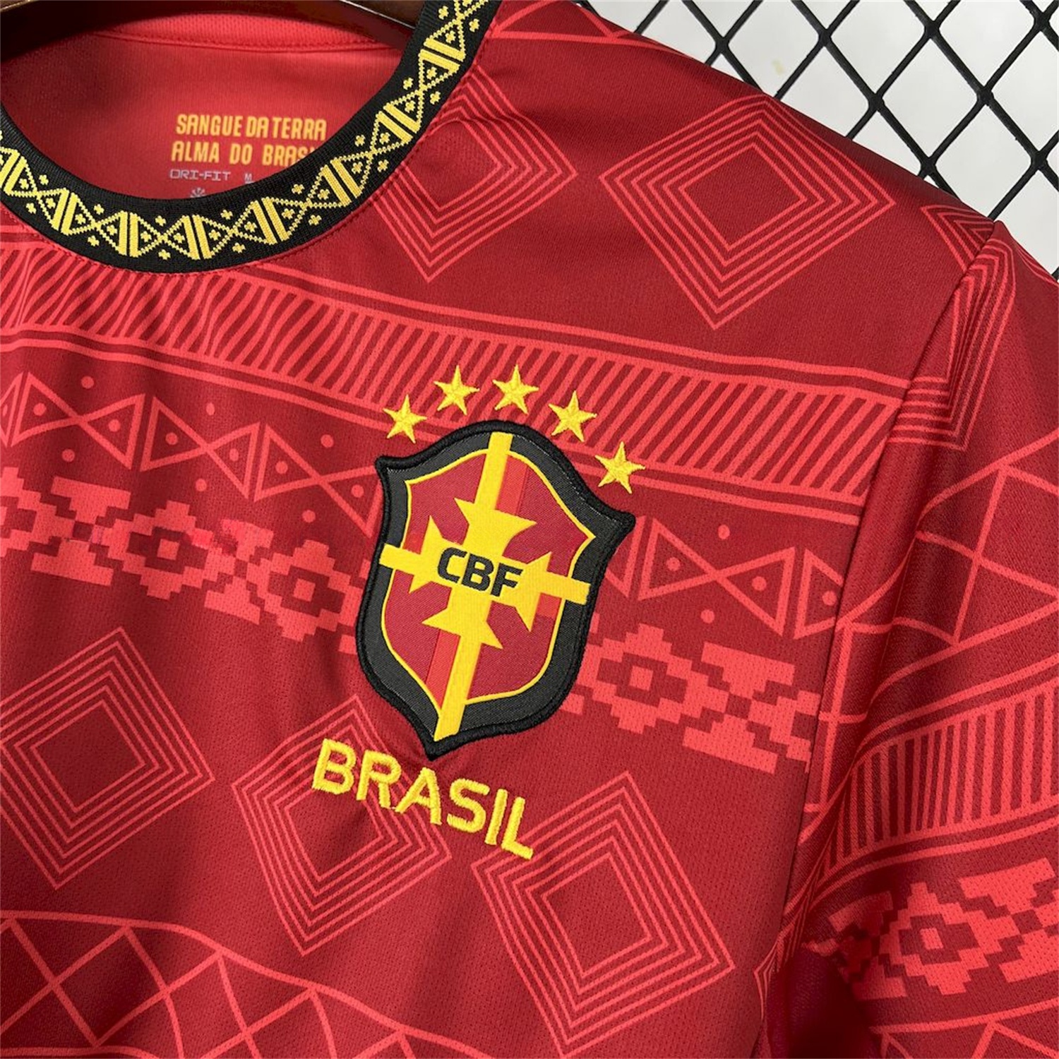 Brazil 25-26 Jordan Red Special Edition Jersey - Fans Version - UnitedFutballJersey