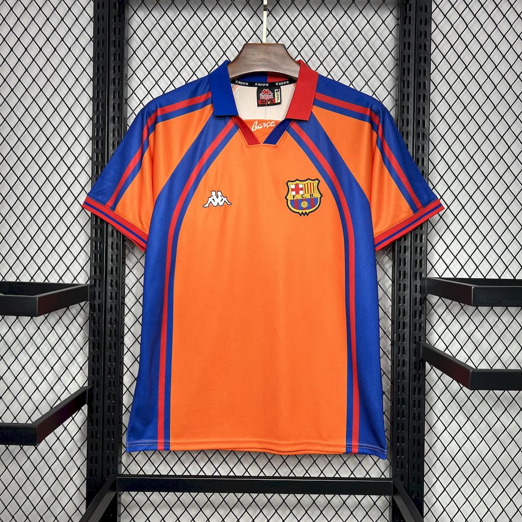 Retro Barcelona 1997-98 European Away Jersey - UnitedFutballJersey