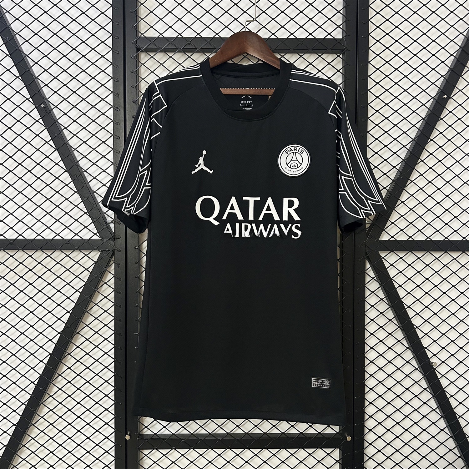 Paris Saint-Germain PSG 24-25 Fourth Black Jersey - Fans Version - UnitedFutballJersey