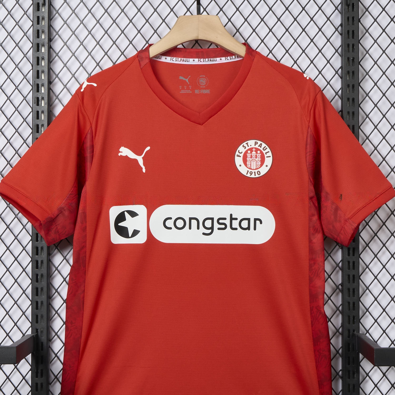 St. Pauli 25-26 Fourth Red Jersey - Fans Version - UnitedFutballJersey