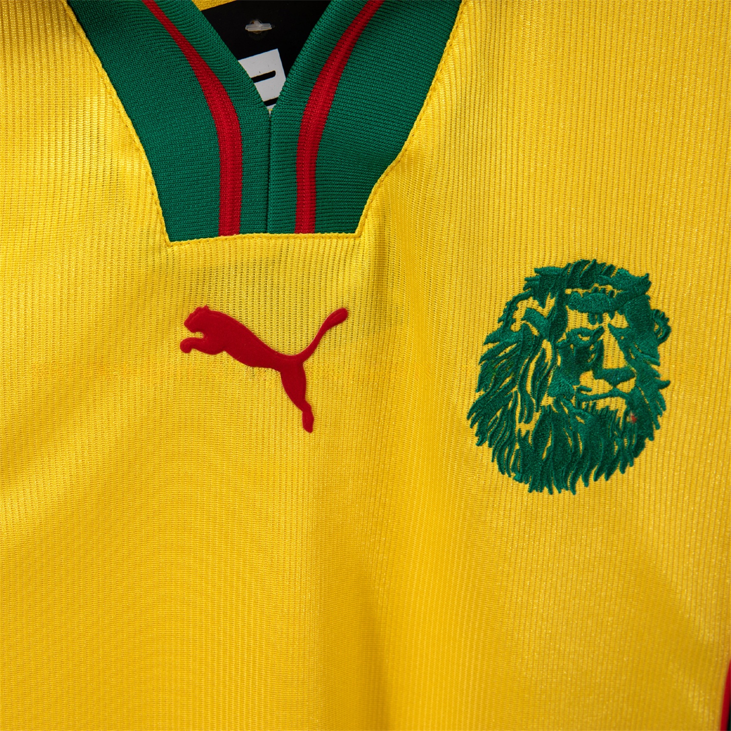 Retro Cameroon 1998-99 Away Yellow Jersey - UnitedFutballJersey
