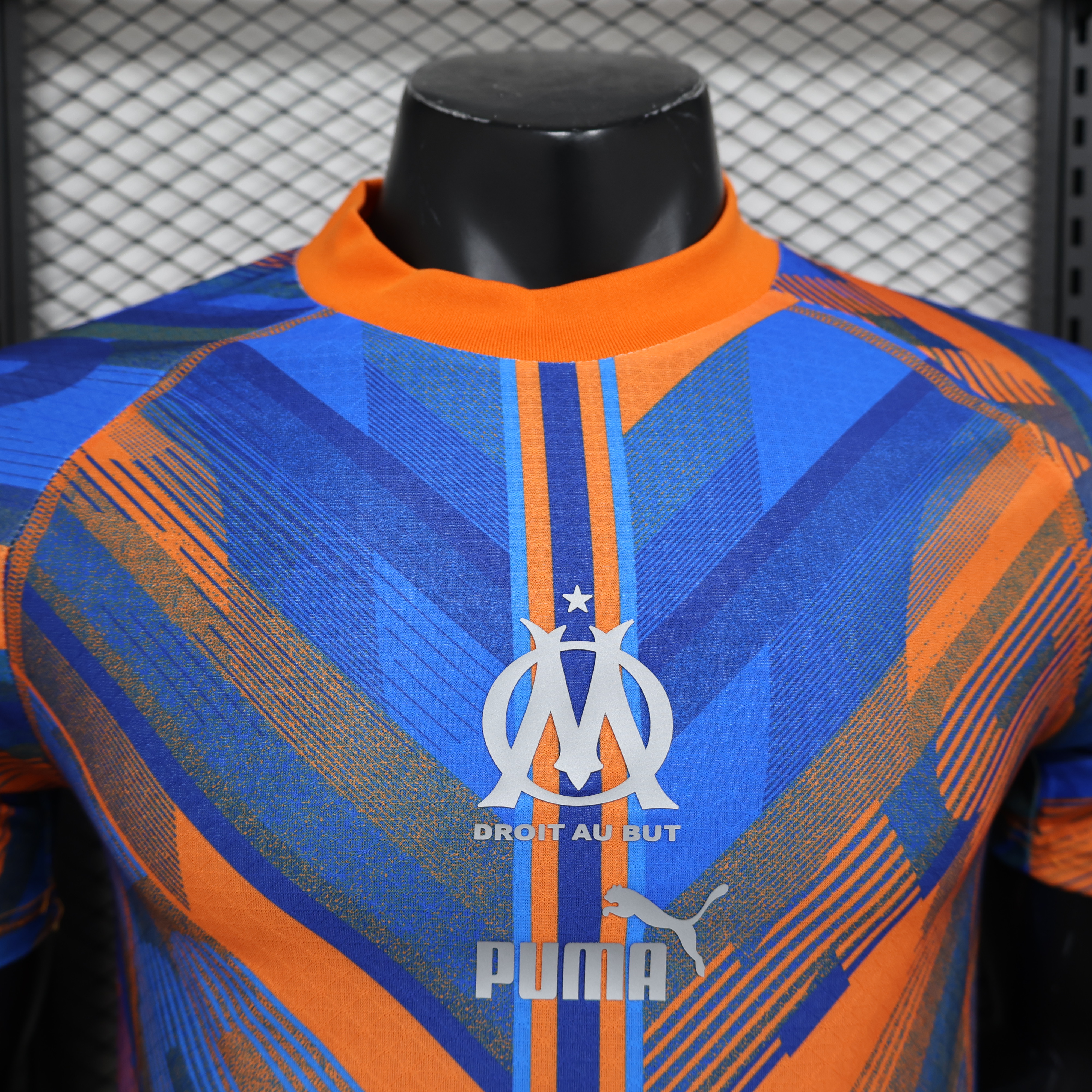 Marseille 24-25 Retro Statement Jersey - Player Version - UnitedFutballJersey