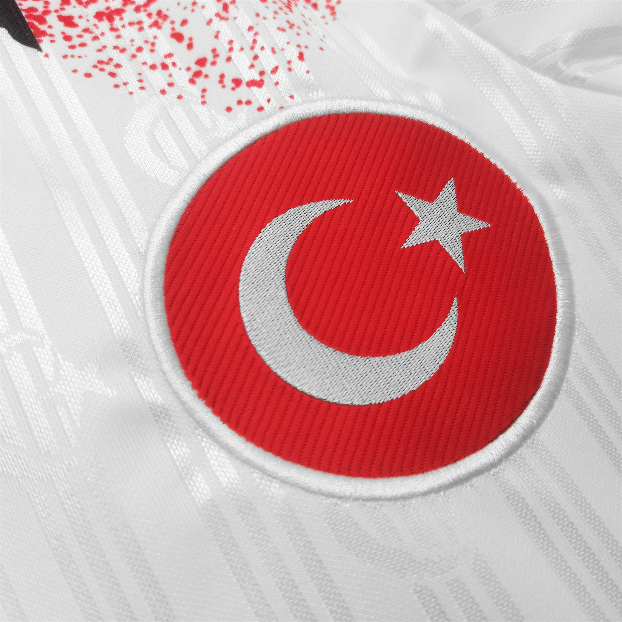 Retro Turkey 1996 Away Stadium Jersey - UnitedFutballJersey