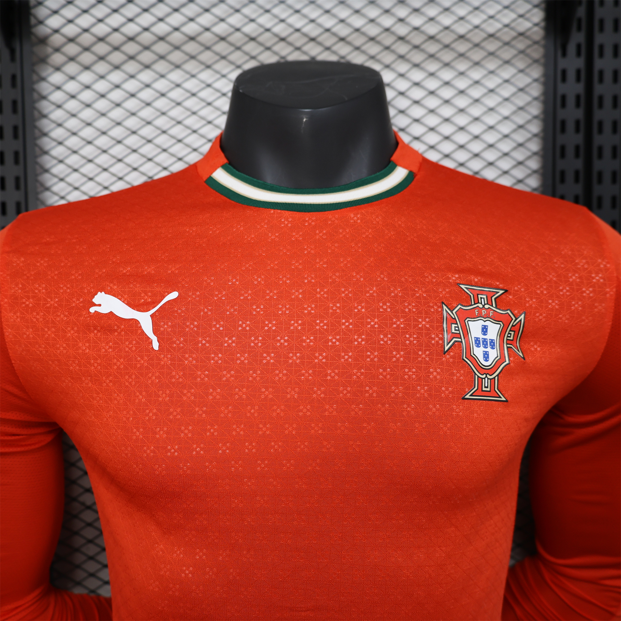 Portugal 2025-26 Home Long Sleeve Jersey - Player Version - UnitedFutballJersey