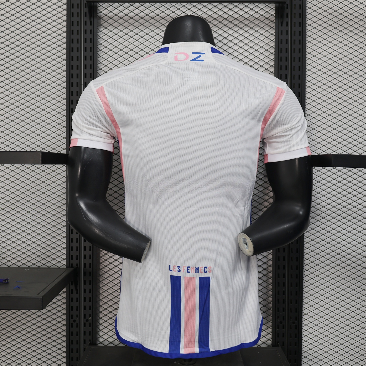 Algeria 25-26 Pink Mountains Silhouette White Jersey - Player Version - UnitedFutballJersey