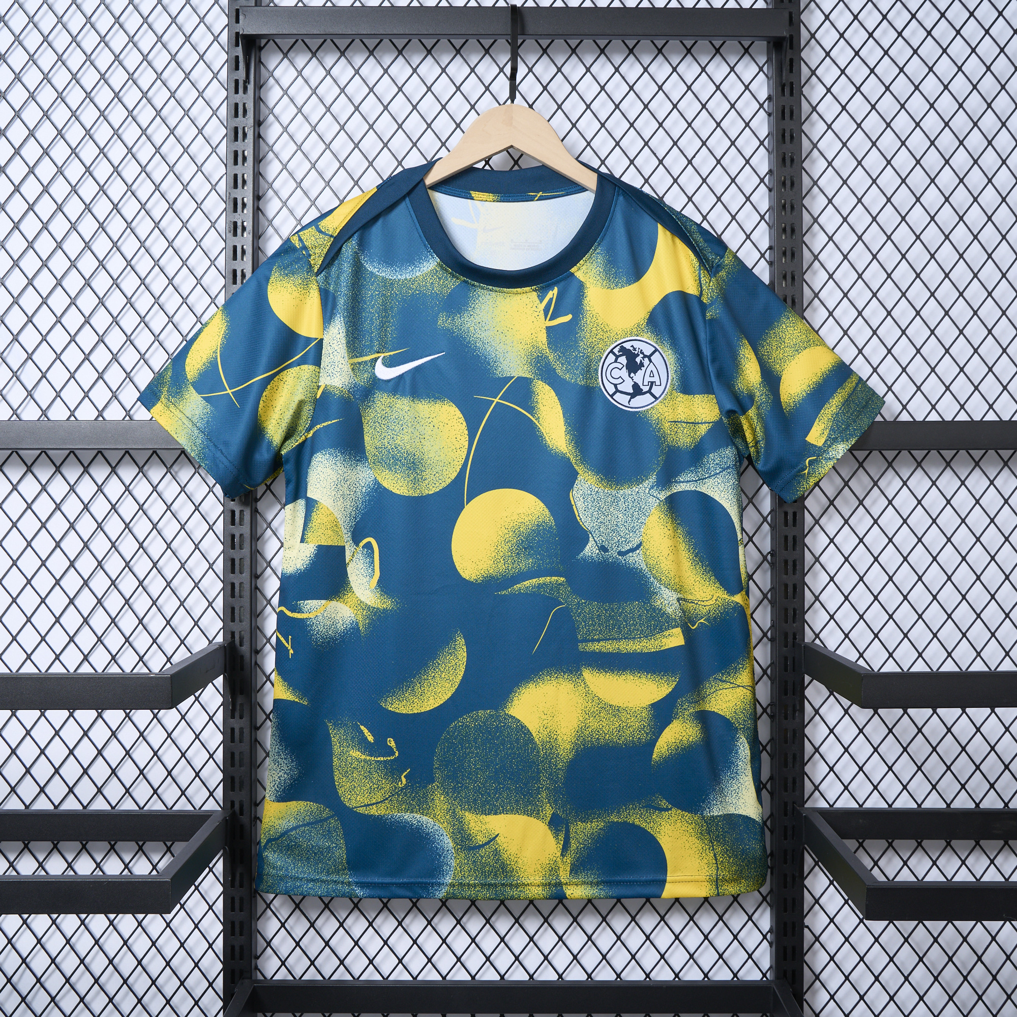 Club América 24-25 Yellow Pre-match Training Jersey - Fans Version - UnitedFutballJersey