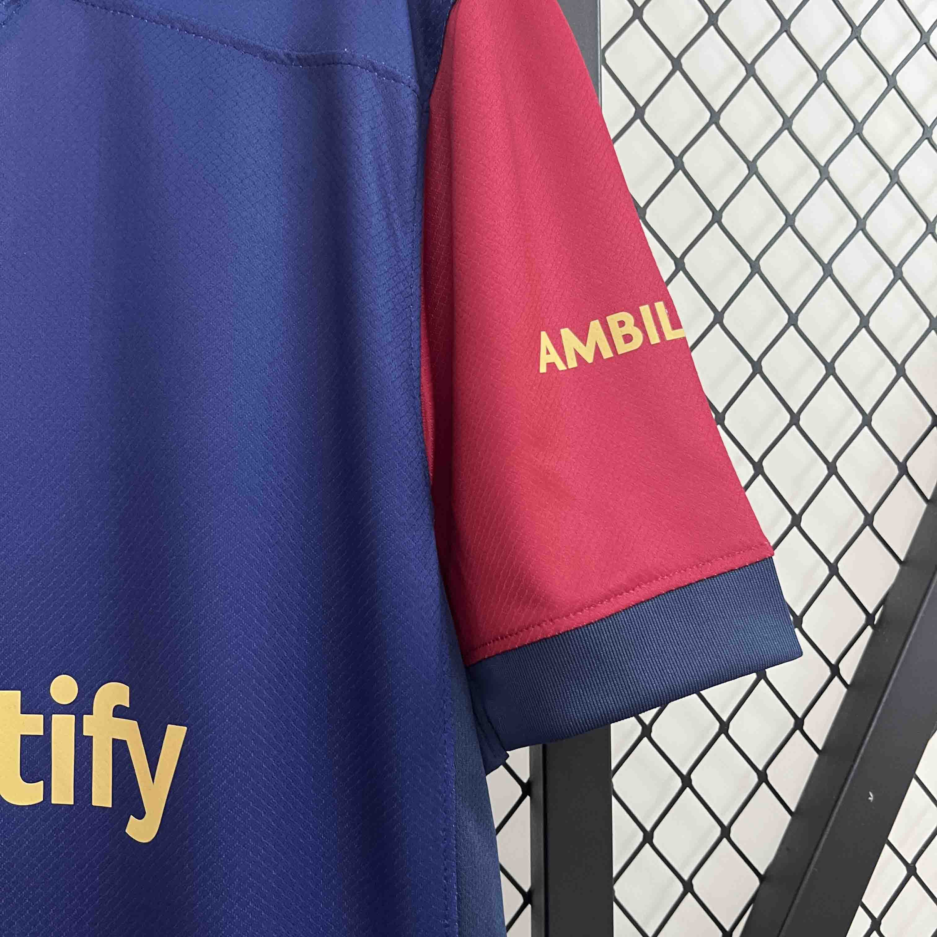 Barcelona 24-25 Home Stadium Jersey - Fans Version - UnitedFutballJersey