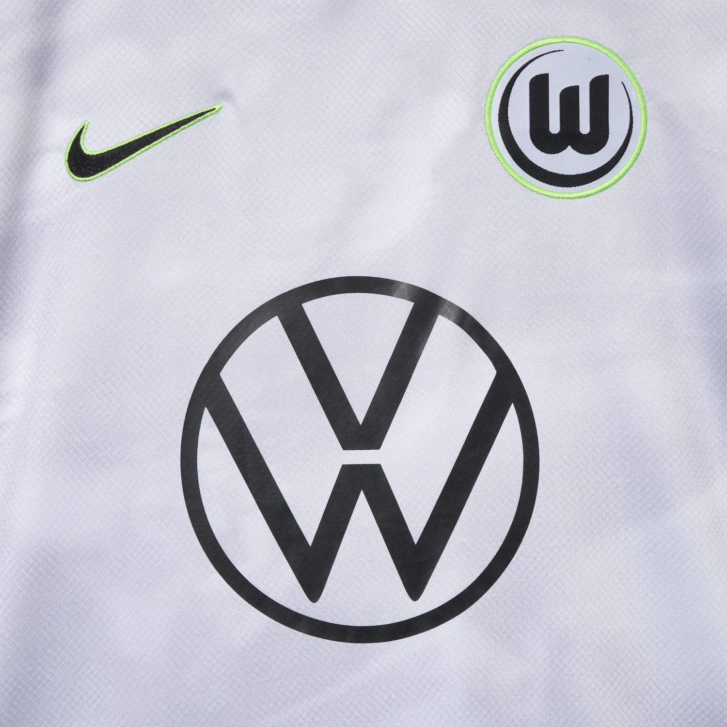 Wolfsburg 25-26 Away Grey Jersey With Sponsor - Fans Version - UnitedFutballJersey