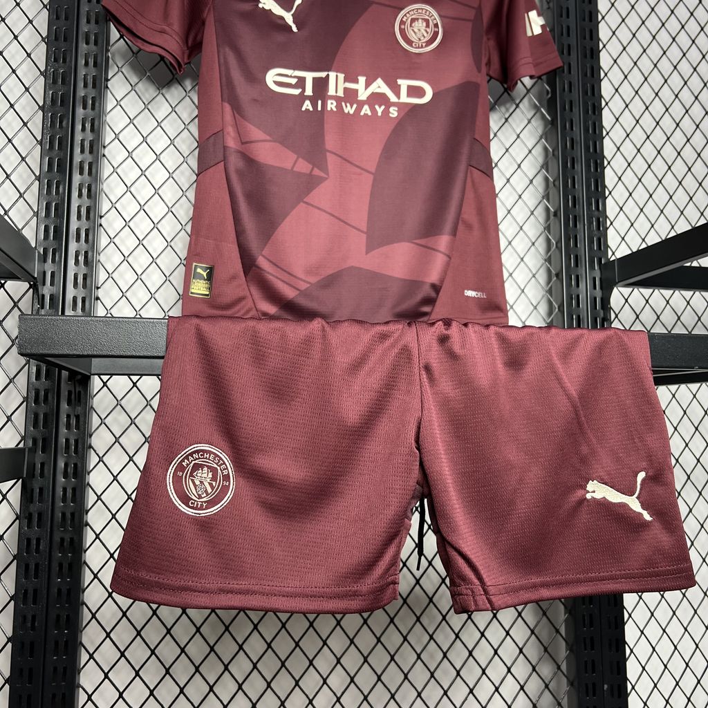 Manchester City 24-25 Third Kids Kit - UnitedFutballJersey