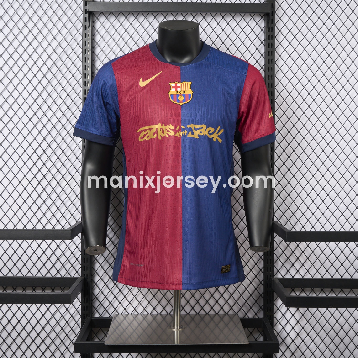 Barcelona x Travis Scott New 24-25 Home Jersey - Player Version - UnitedFutballJersey