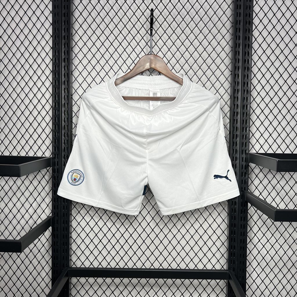 Manchester City 24-25 Home Shorts - Fans Version - UnitedFutballJersey