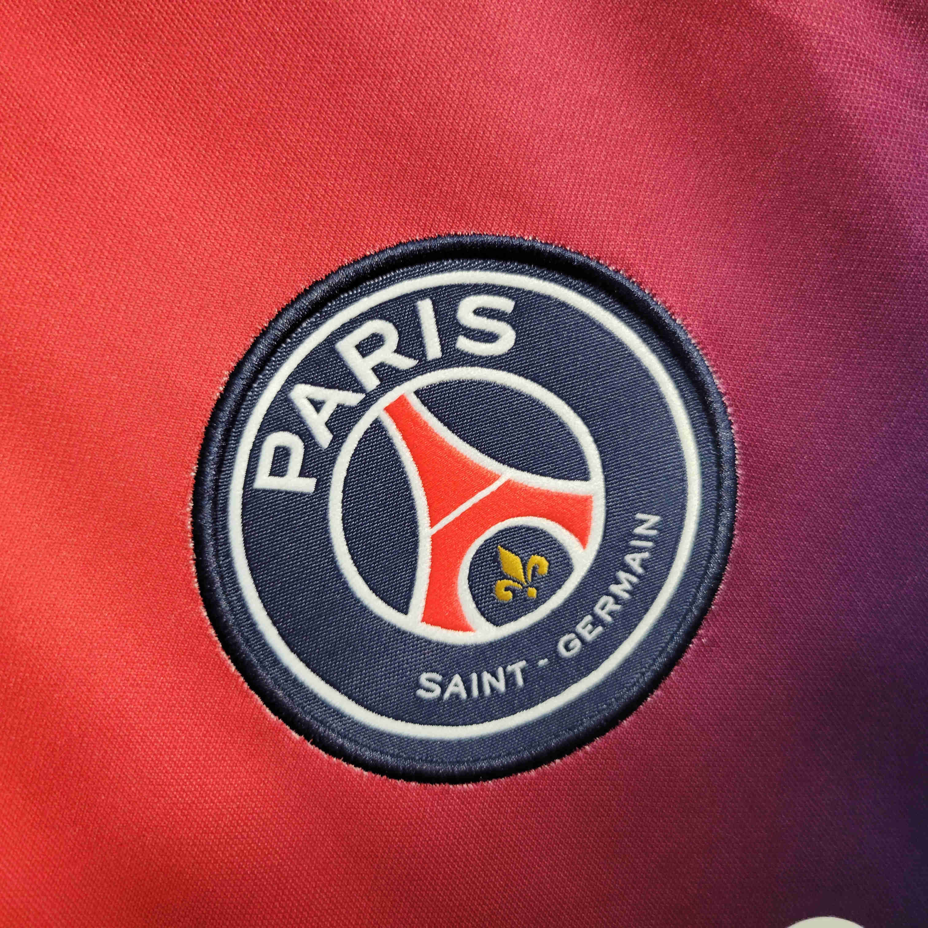 23/24 Paris Saint-Germain PSG Red and Blue Training Jersey - Fans Version - UnitedFutballJersey