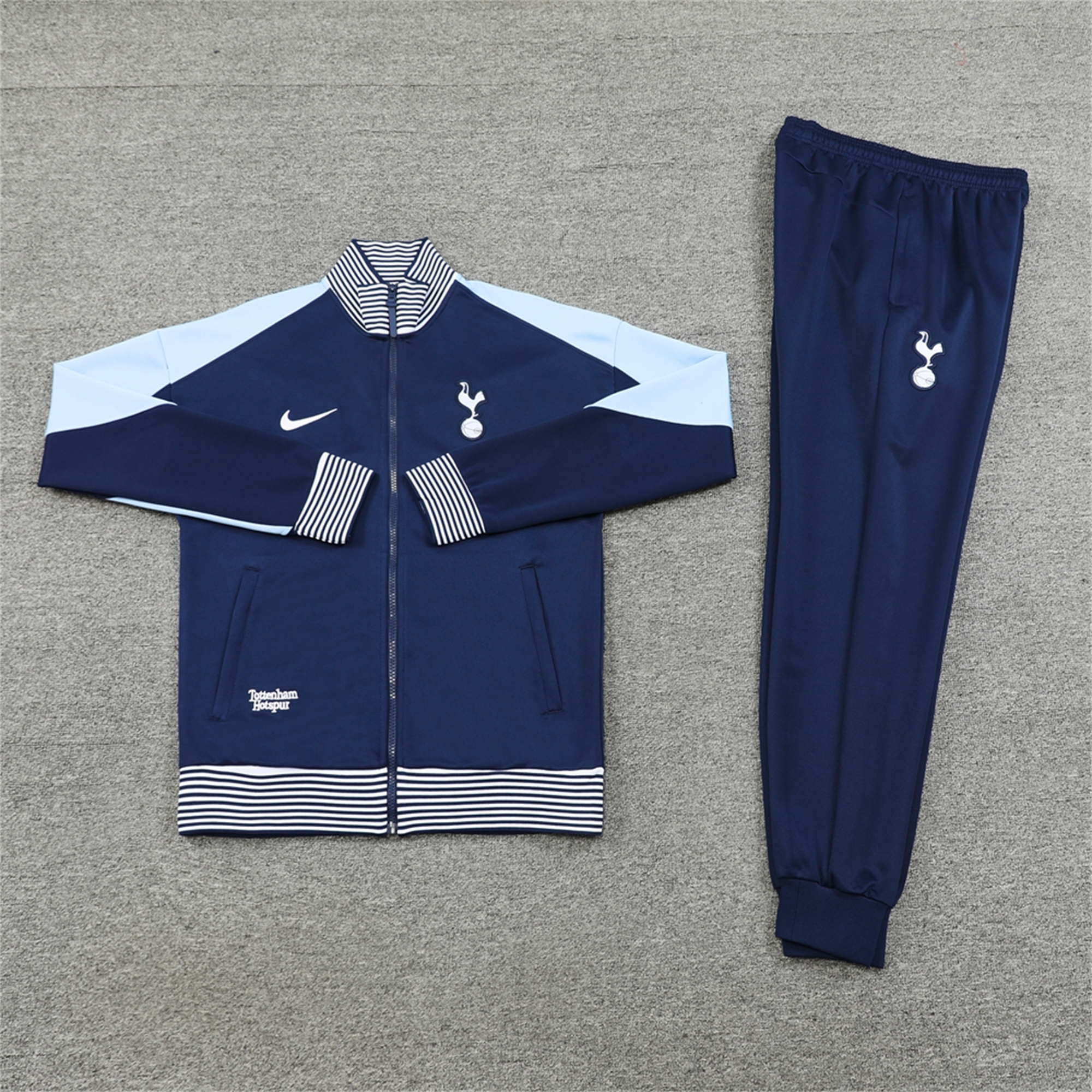 Tottenham Hotspur 24-25 Jacket Training Tracksuit - Royal Blue - UnitedFutballJersey
