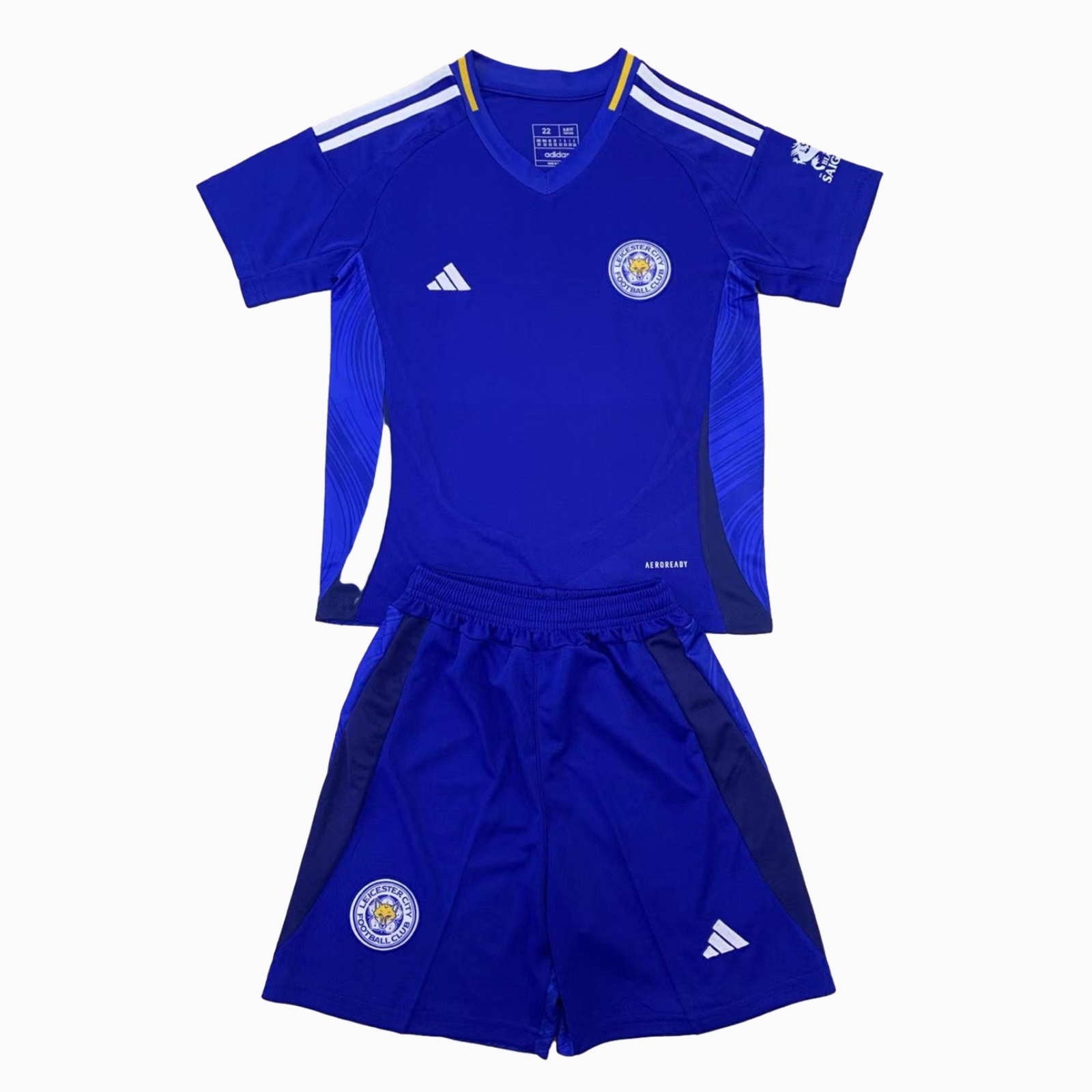 Leicester City 24-25 Home Kids Kit - UnitedFutballJersey