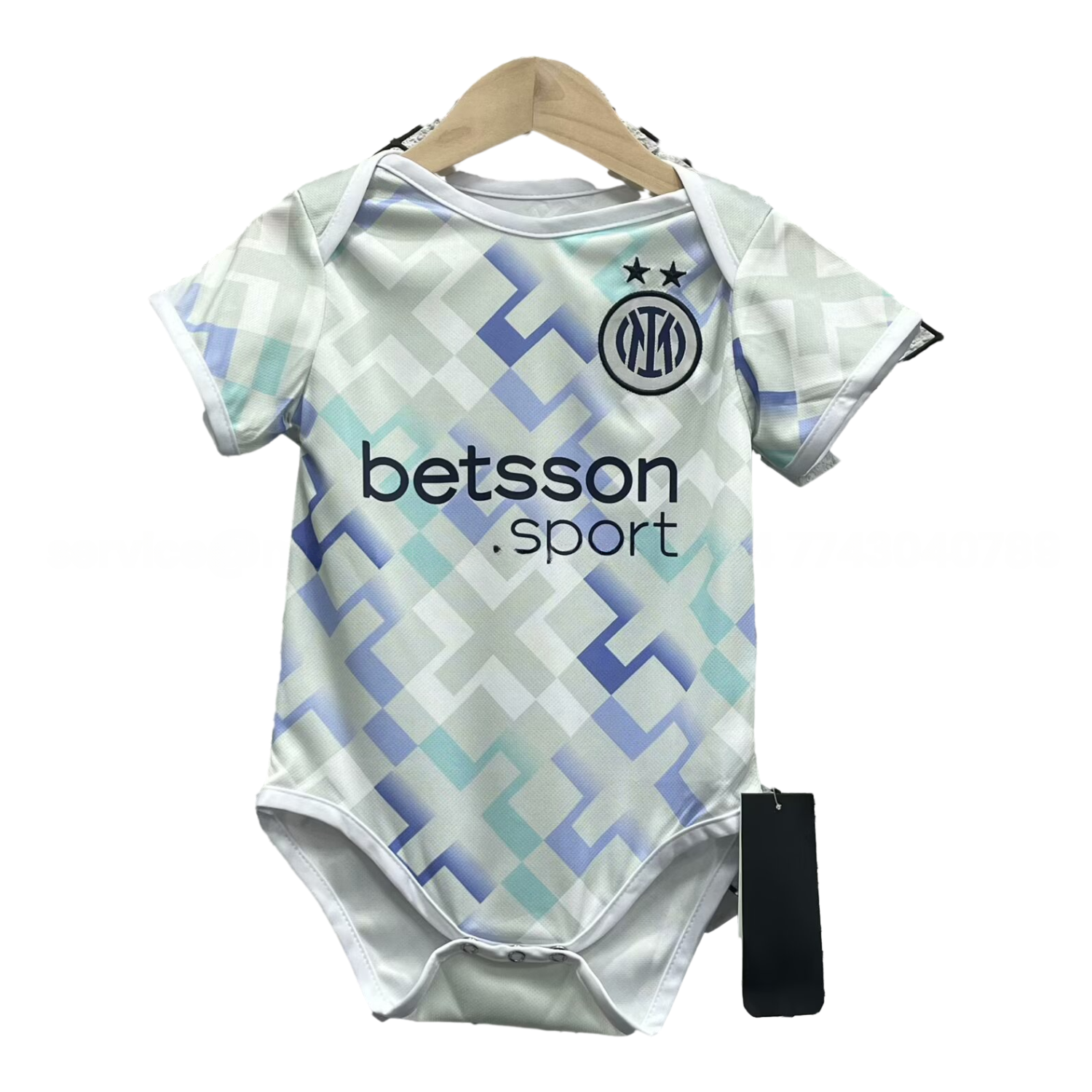 Inter Milan 25-26 Away Baby Crawling Suit - UnitedFutballJersey
