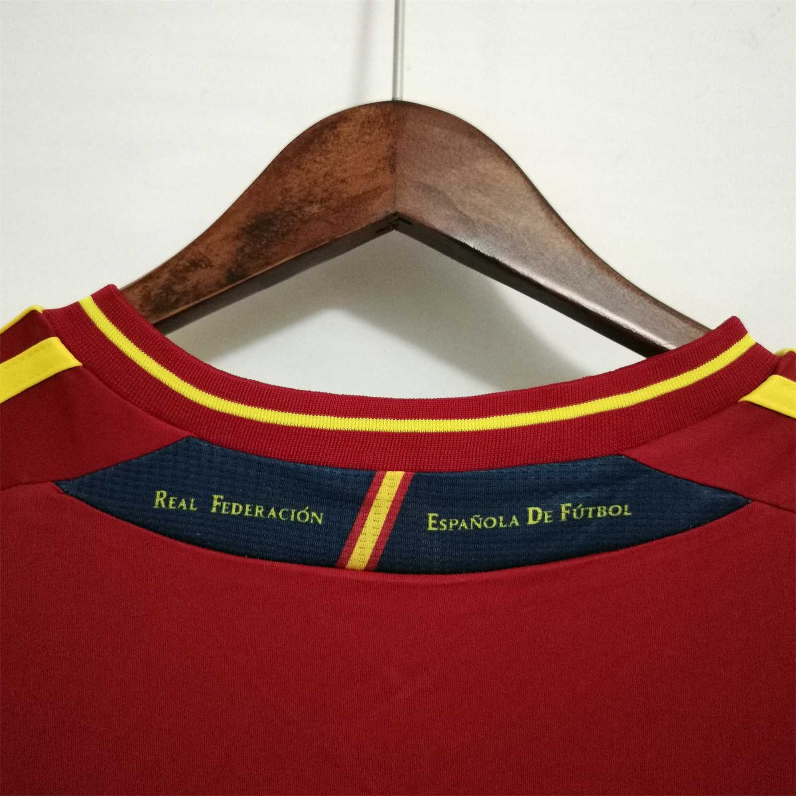 Retro Spain 2012 Home Stadium Jersey - UnitedFutballJersey
