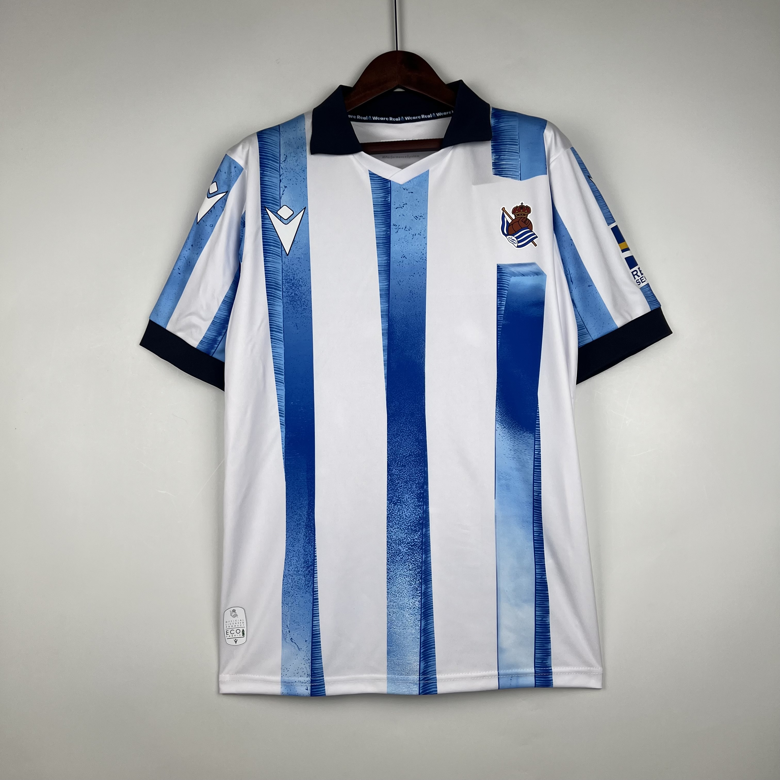 Real Sociedad 23-24 Home Stadium Jersey - Fans Version - UnitedFutballJersey