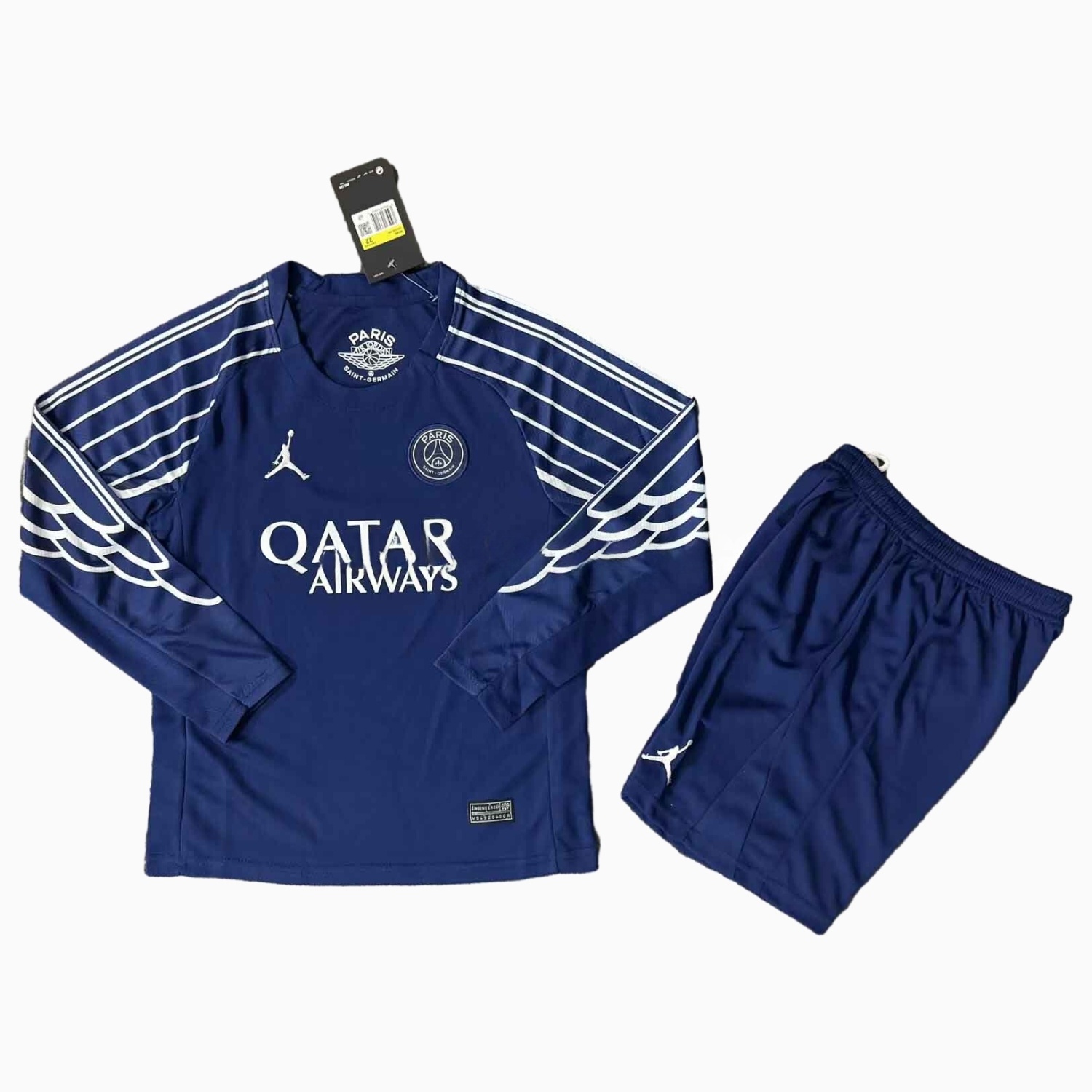 Paris Saint-Germain PSG 24-25 Fourth Long Sleeves Kids Kit - UnitedFutballJersey