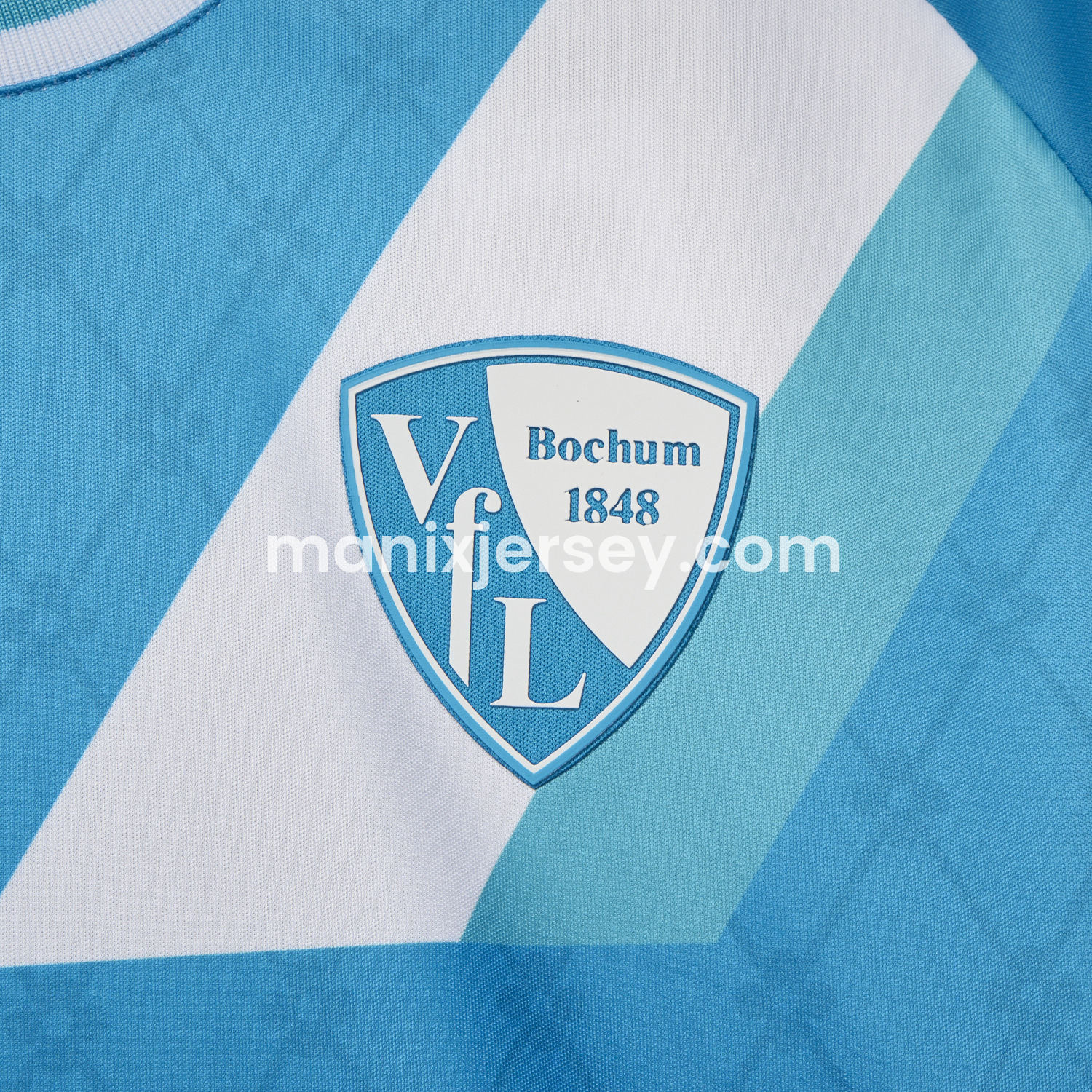 Bochum 24-25 White Slanted Stripe Special Jersey - Fans Version - UnitedFutballJersey
