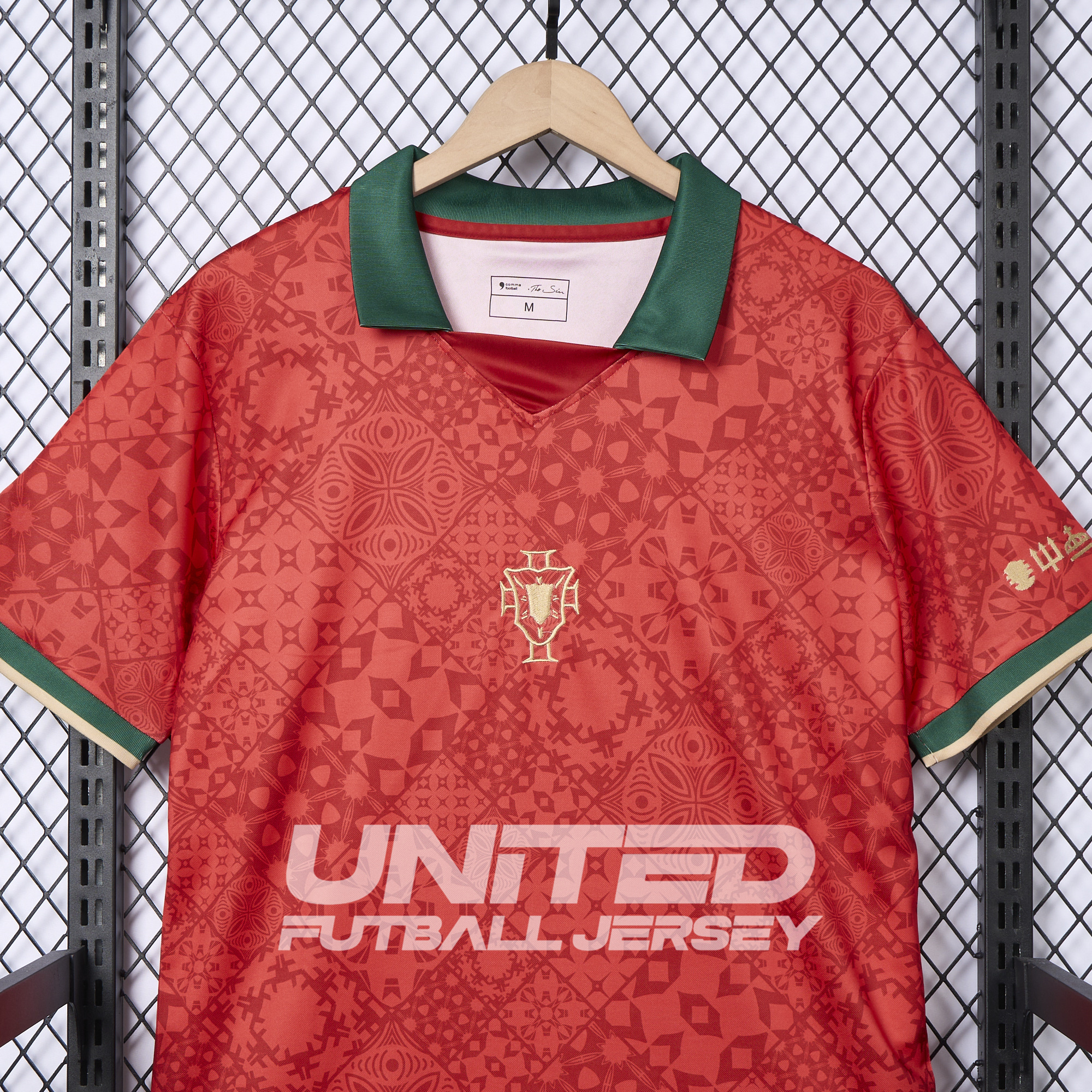 Portugal 2024-25 COMMA C.Ronaldo Jersey - Fans Version - UnitedFutballJersey