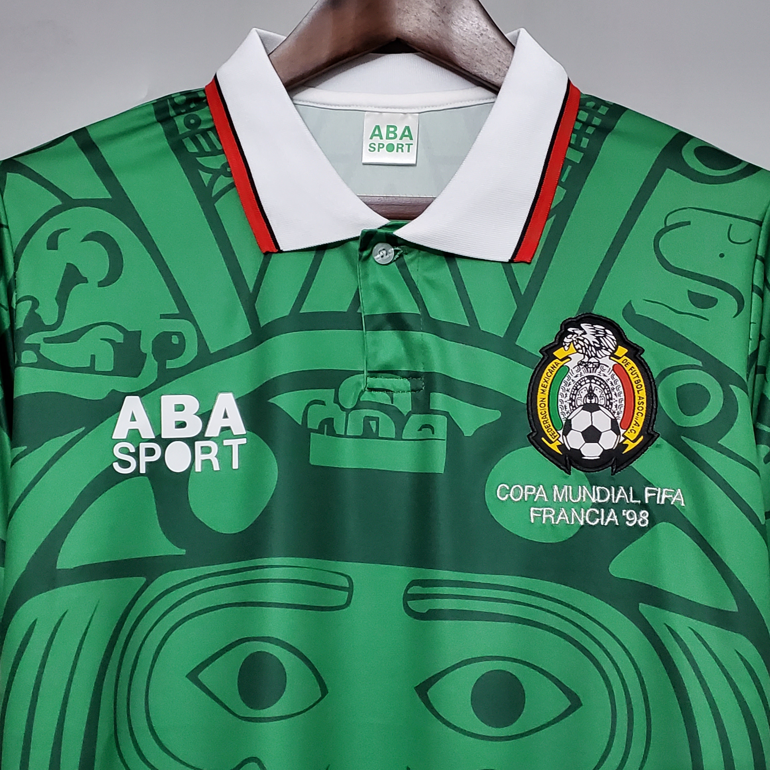 Retro Mexico 1998 Home Jersey - UnitedFutballJersey