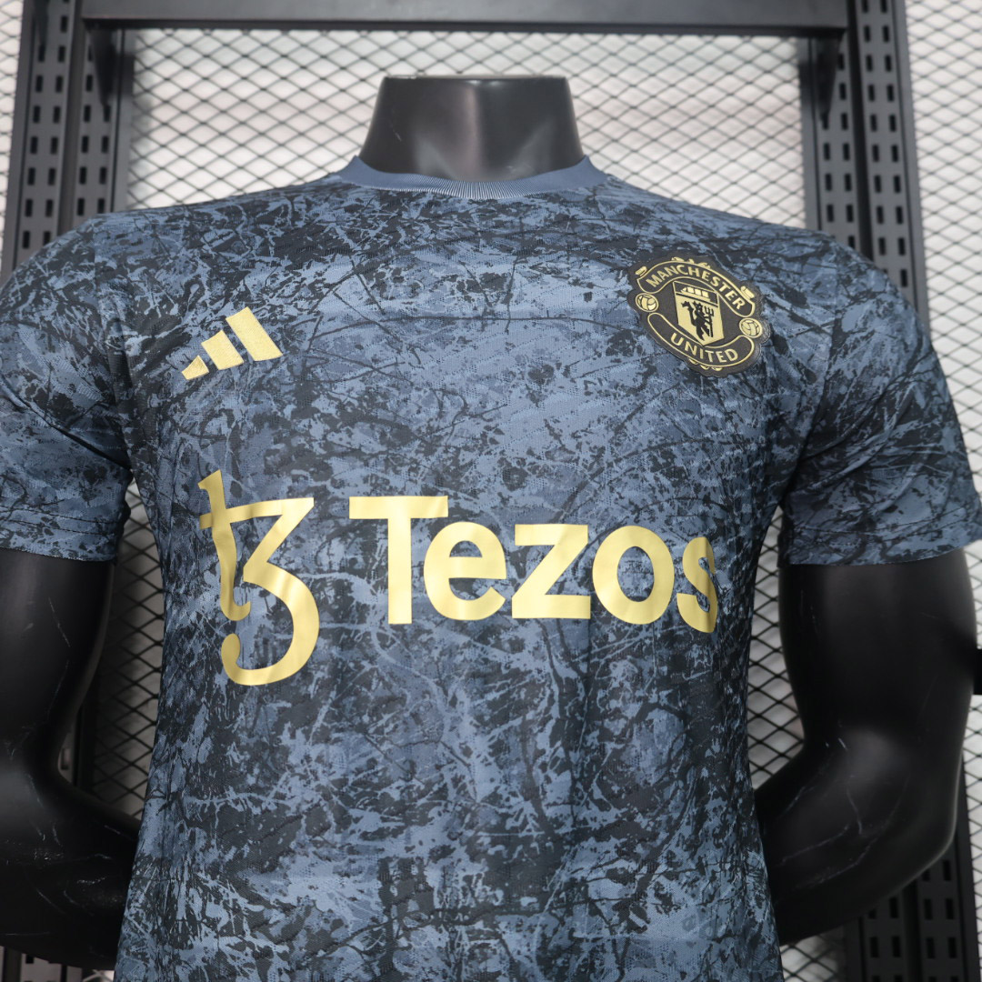 Manchester United x Stone Roses 23-24 Pre-match Jersey - Player Version - UnitedFutballJersey