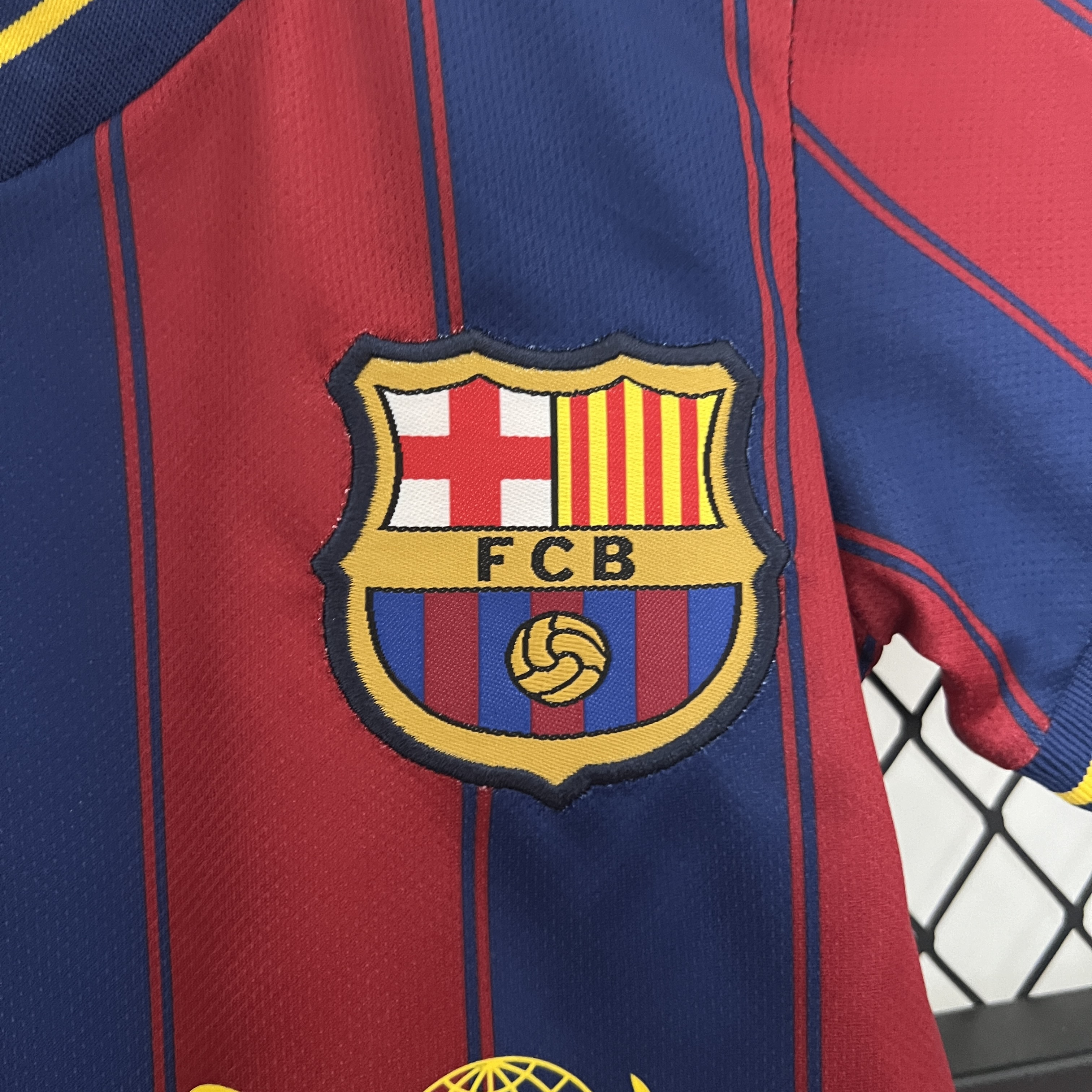 Retro B.A.R.S.A 2009-10 Home Stadium Kids Kit - UnitedFutballJersey