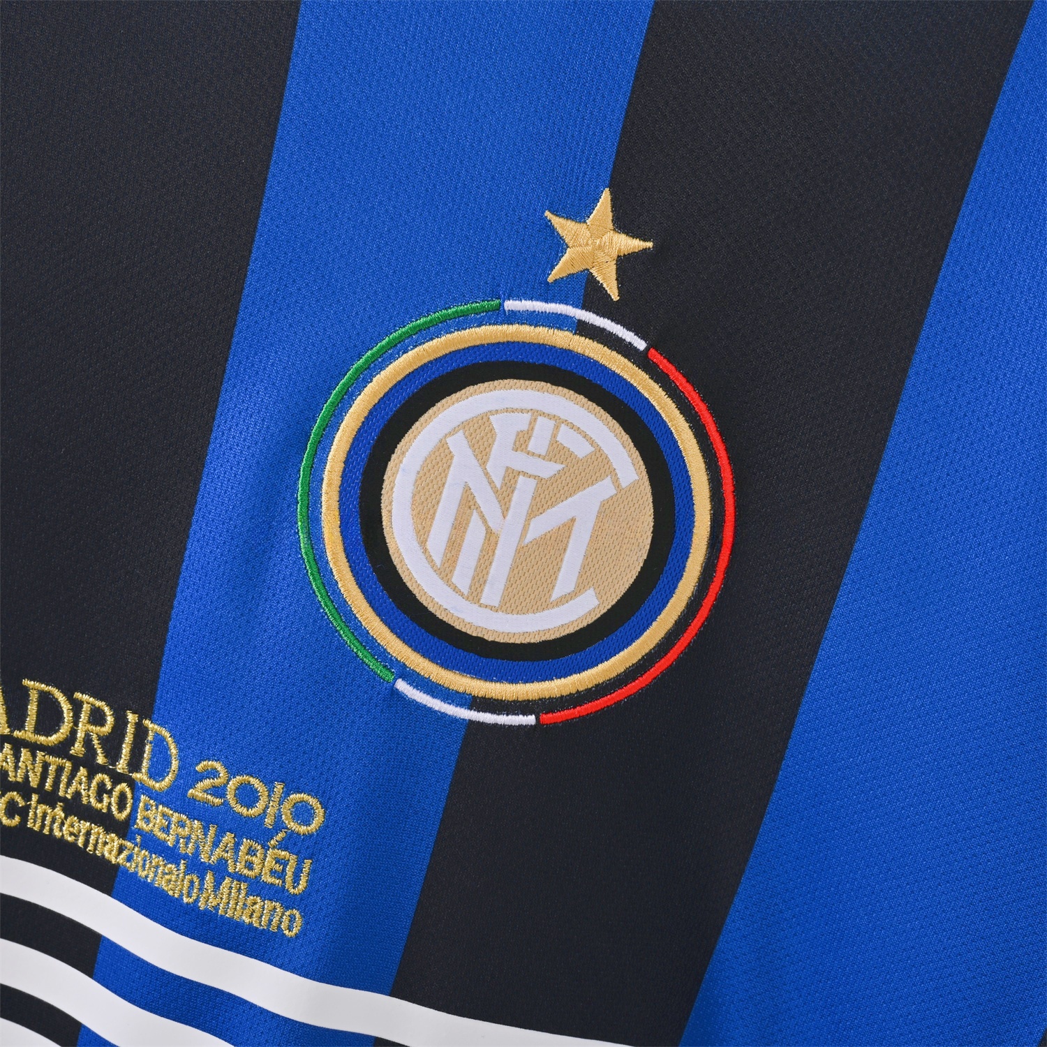 Retro Inter Milan 09-10 Home Long Sleeves Jersey - Champions League Final - UnitedFutballJersey
