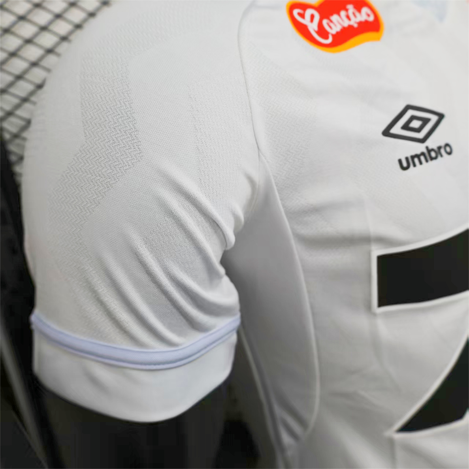 Santos 2025-26 Home White Jersey With Sponsors - Player Version - UnitedFutballJersey