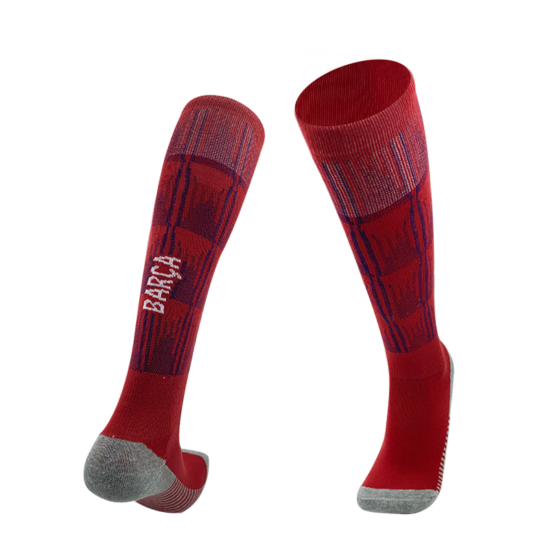 B.A.R.S.A 23-24 Home Socks - Red - UnitedFutballJersey