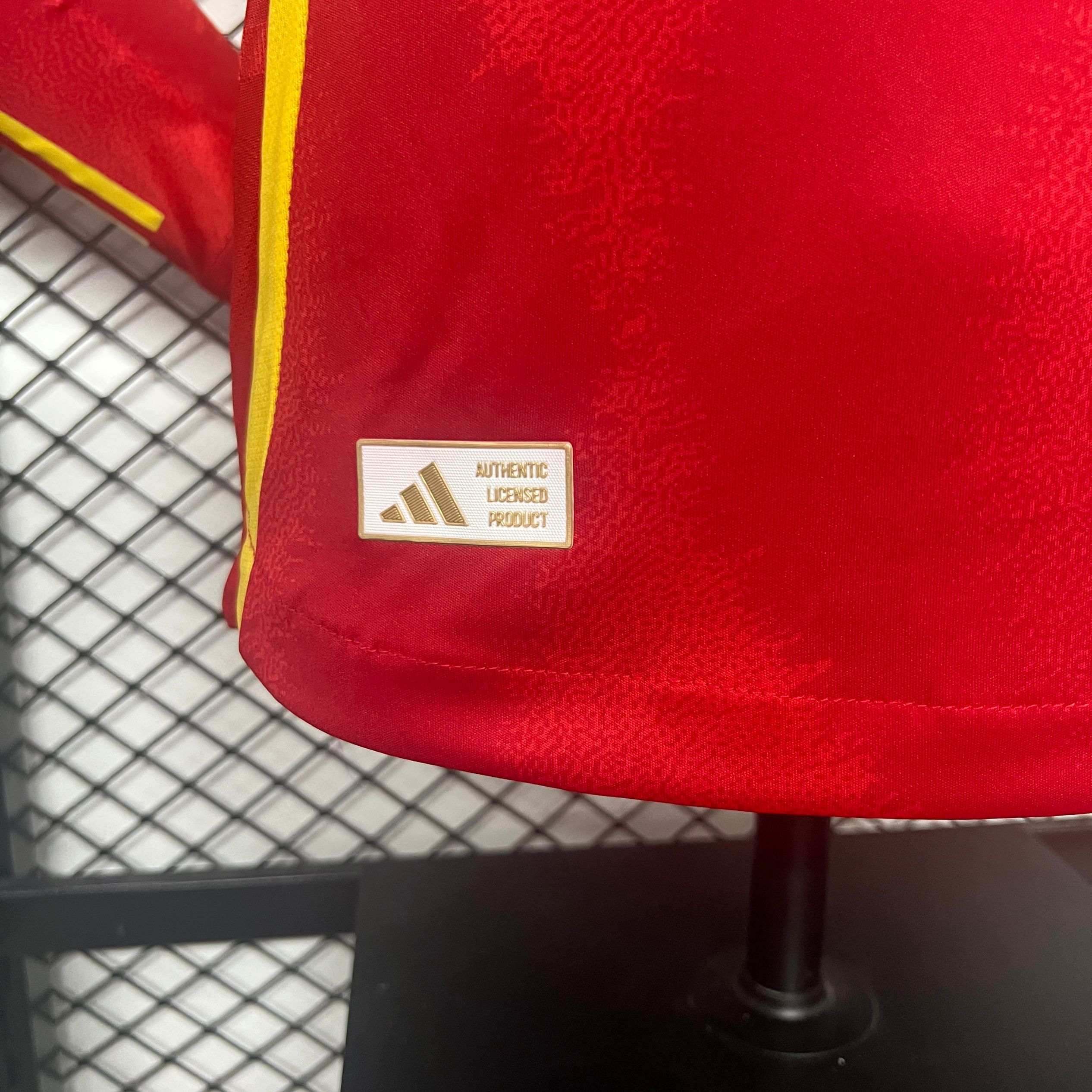 Spain 2024 Home Stadium Long Sleeve Jersey - Player Version - UnitedFutballJersey