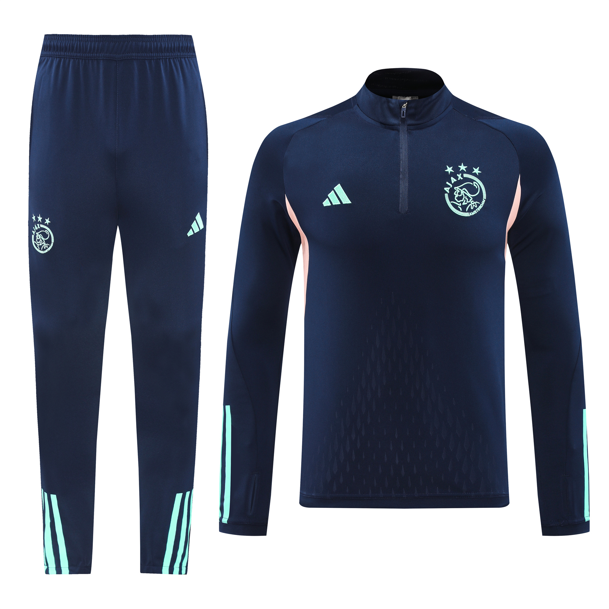 Ajax 24-25 Long Sleeve Training Set - Royal Blue - UnitedFutballJersey