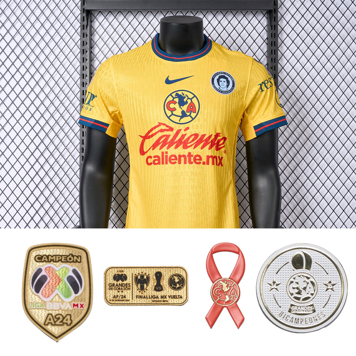 Club América 24-25 Home Jersey - Player Version - UnitedFutballJersey
