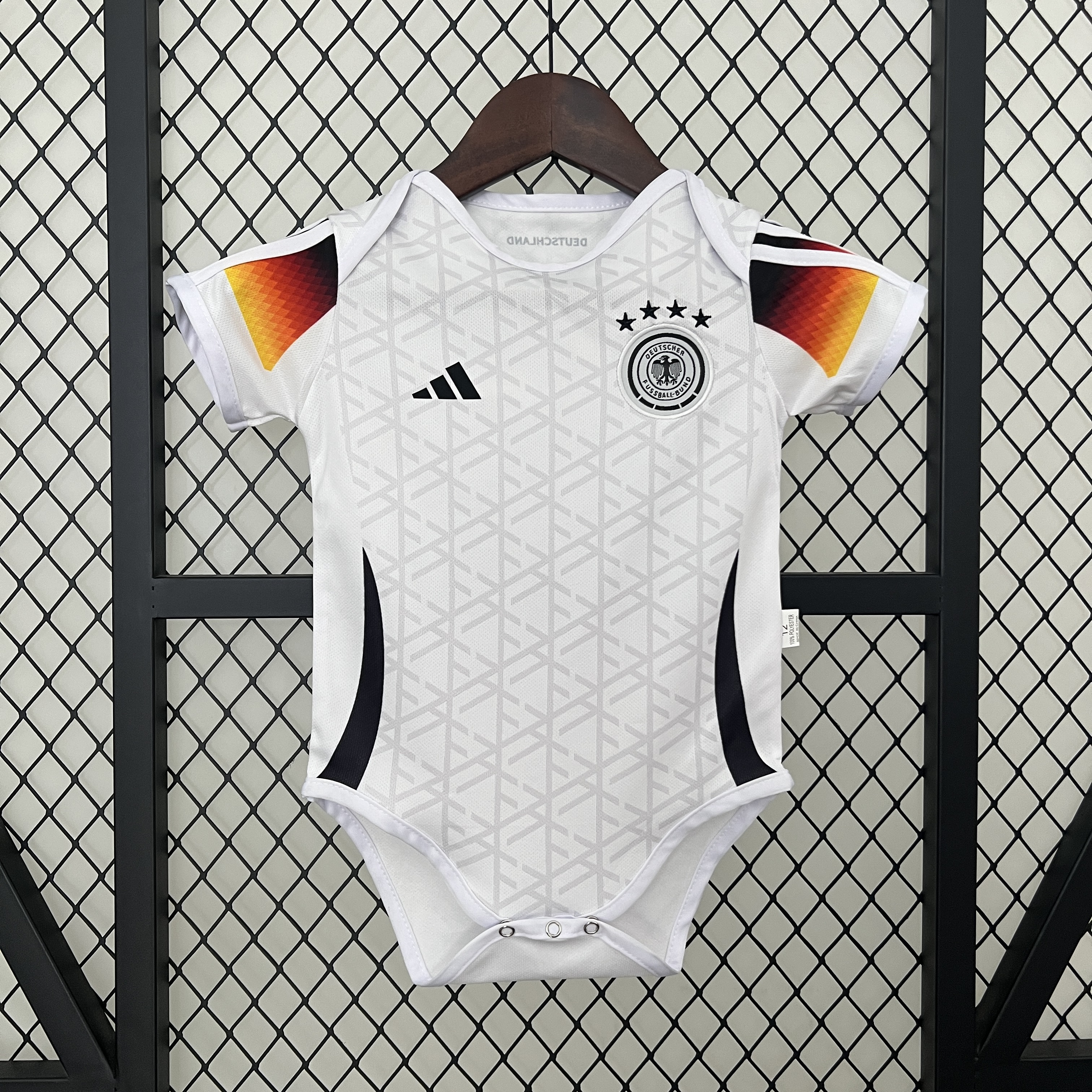 Germany 2024 Home Baby Crawling Suit - UnitedFutballJersey