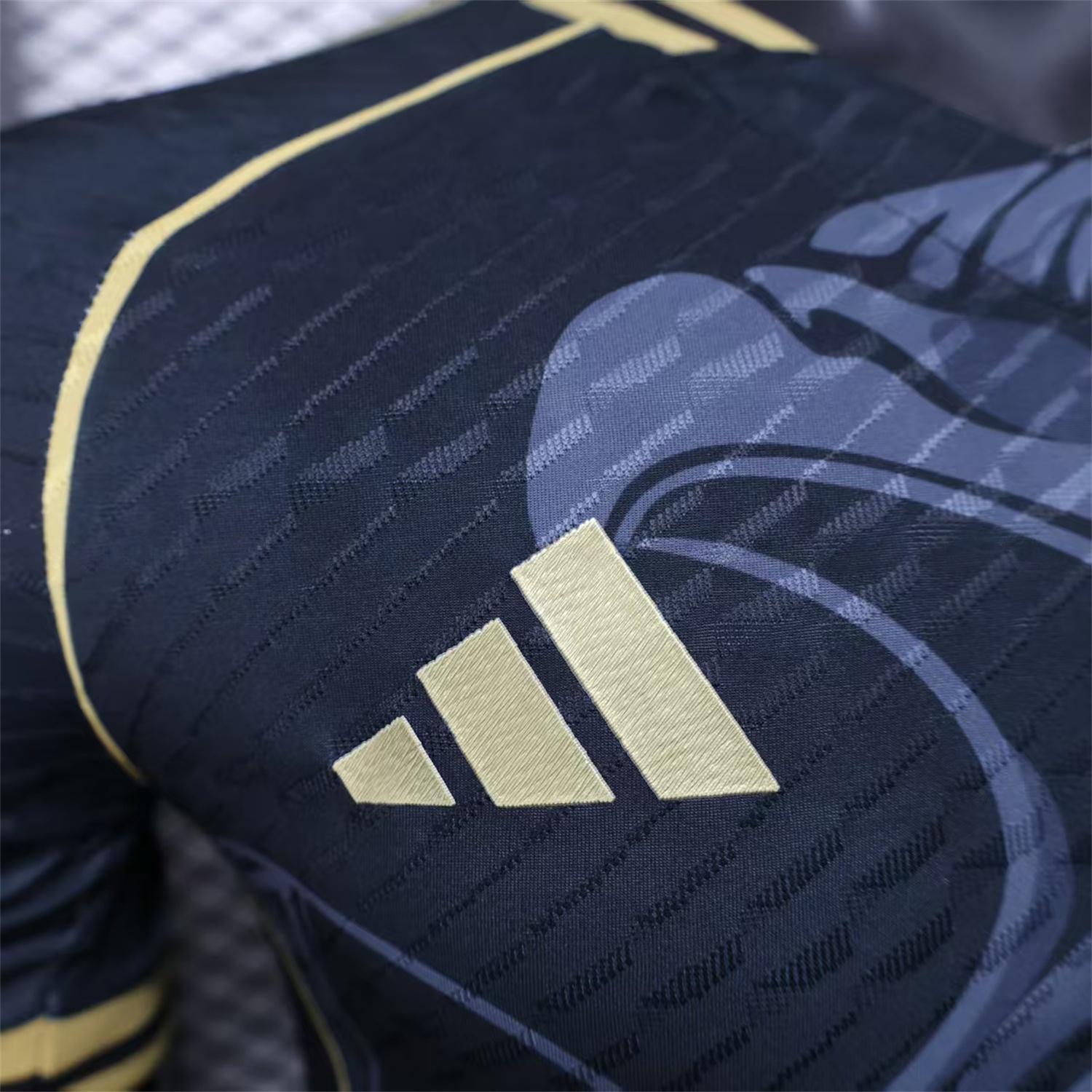 Mexico 25-26 Grey Eagle Sketch Black Gold Special Jersey - Player Version - UnitedFutballJersey